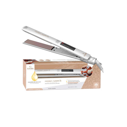 Plancha Alisadora de Cabello Led Gama Elegance Coconut Almond