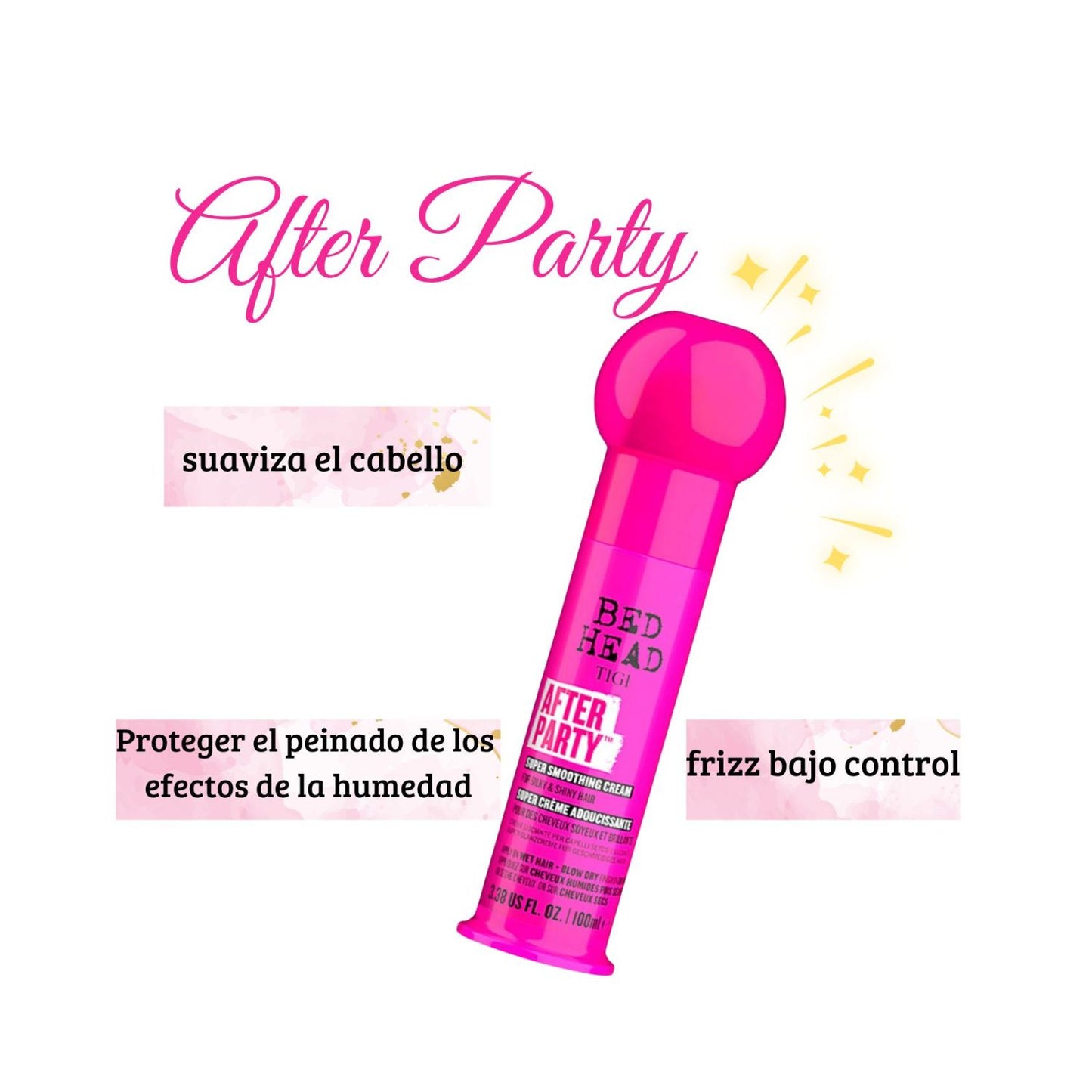 Bed Head After Party Crema Suavizante Antifrizz Tigi 100ml