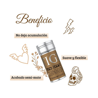 Tigi Bed Head Hair Stick Wax 73g Cera en Barra Fijación Media Mate