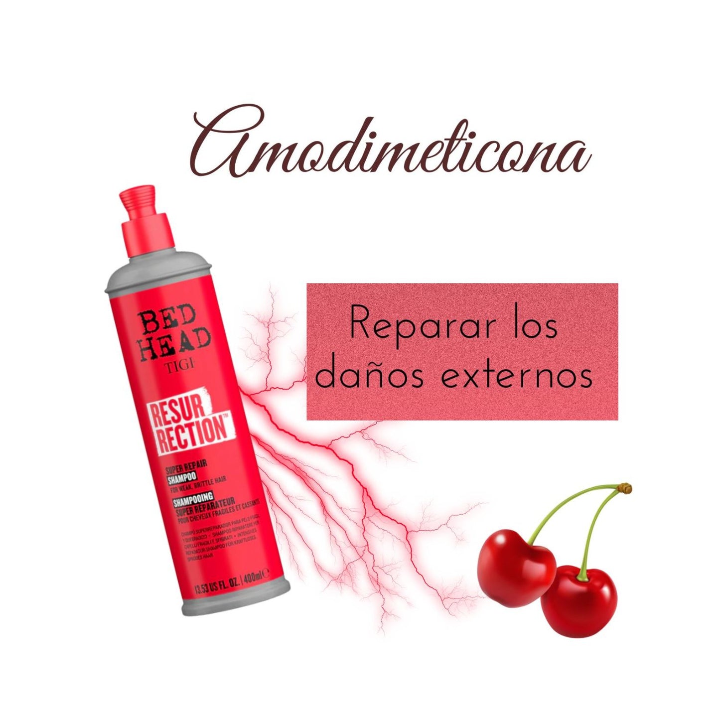 Bed Head Shampoo Resurrection Reparador Tigi 400ml