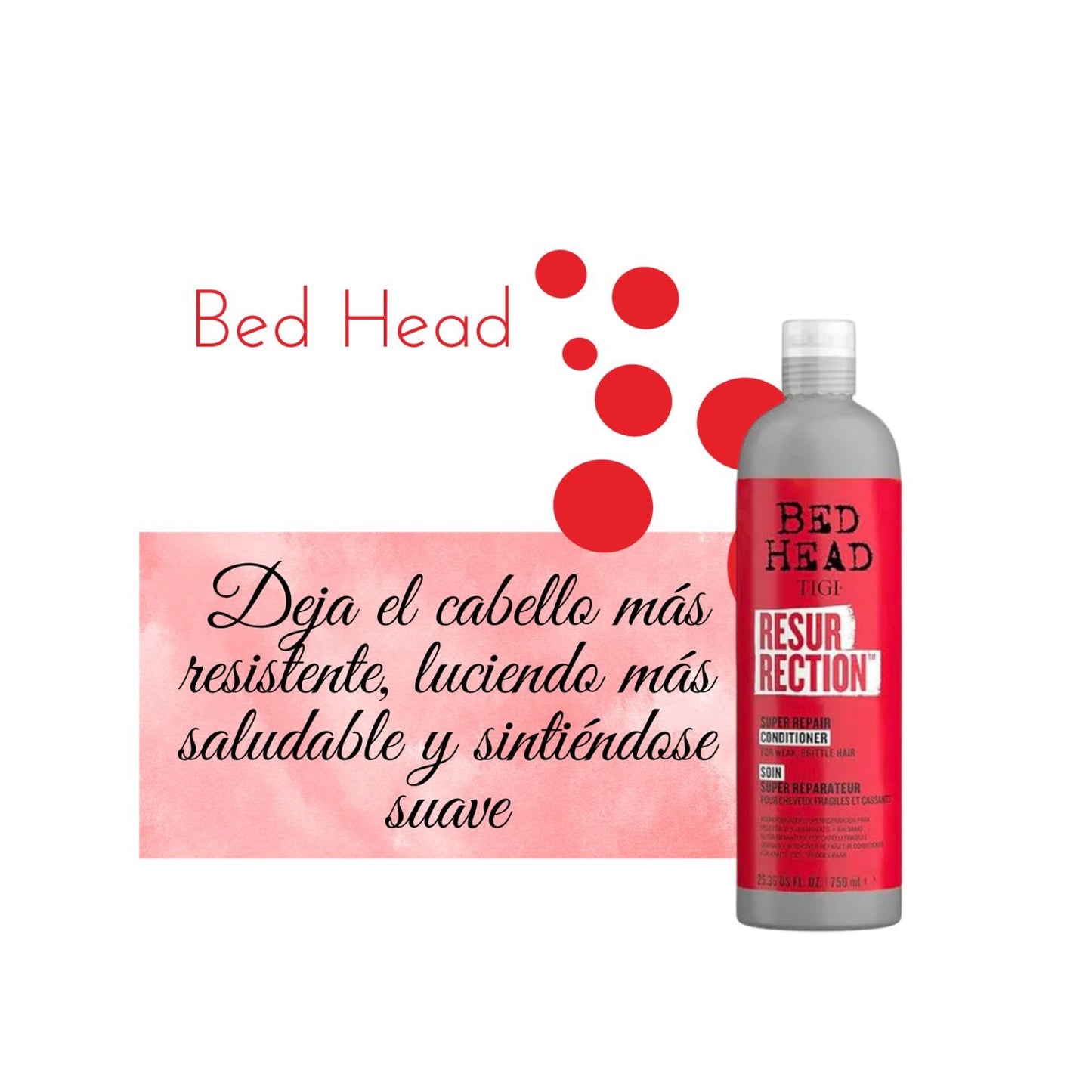 Bed Head Acondicionador Resurrection Reparador Tigi 750ml