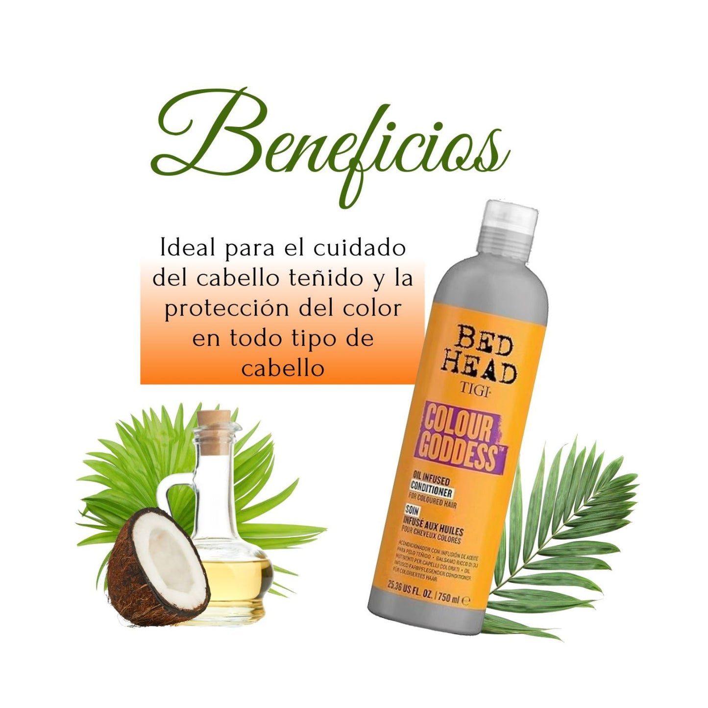 Bed Head Acondicionador Colour Goddess Tigi 750ml