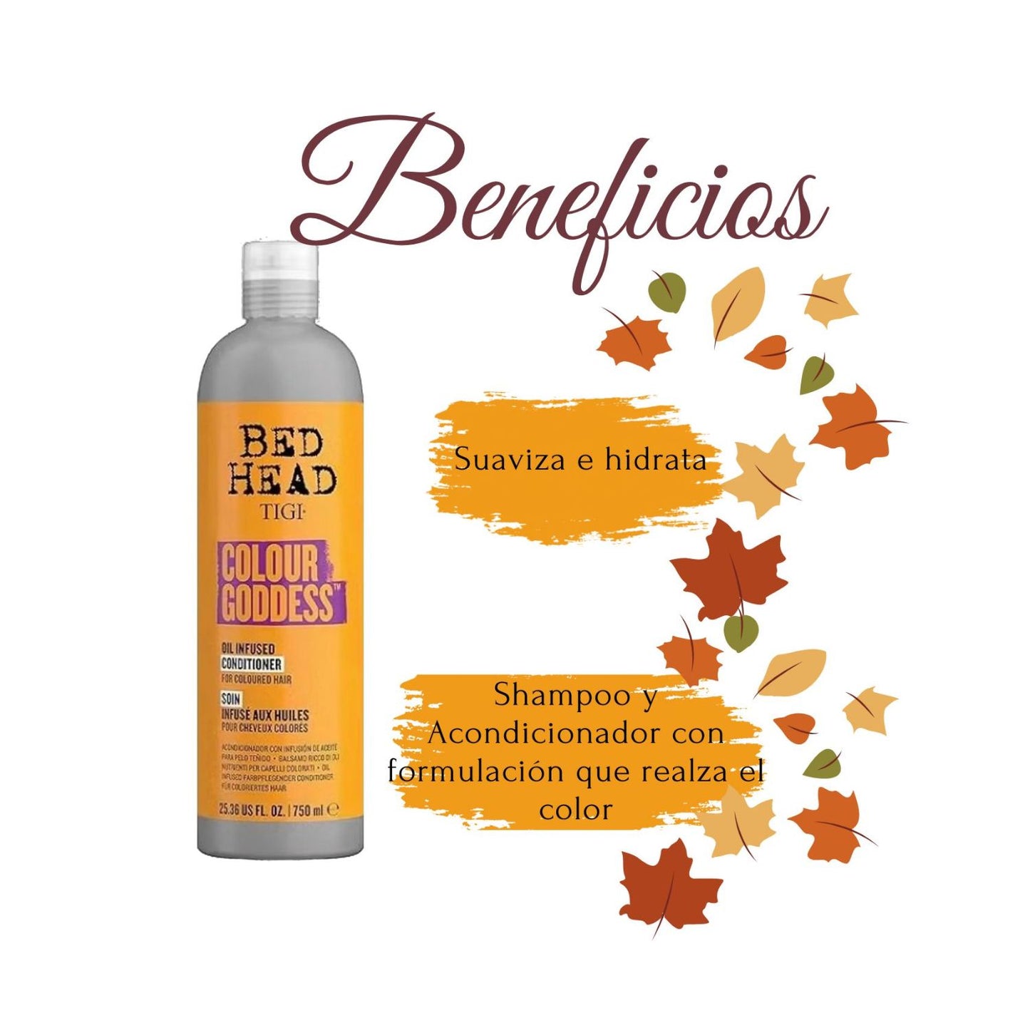 Bed Head Acondicionador Colour Goddess Tigi 750ml