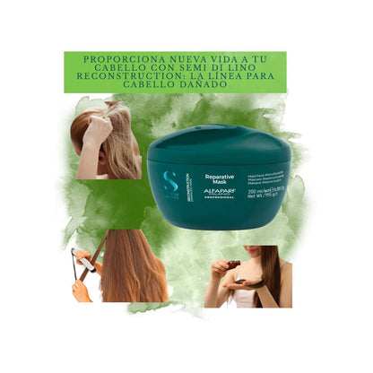 Alfaparf Semi Di lino Mascarilla Reconstruction 200ml Reestructurante