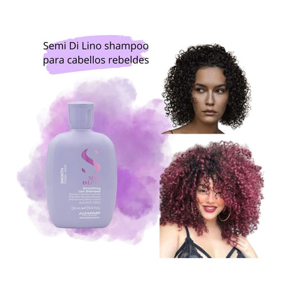 Alfaparf Semi Di lino Shampoo Smooth Rebel 250ml Anti Encrespamiento