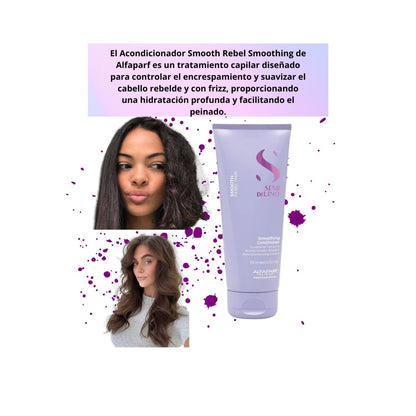 Alfaparf Semi Di lino Acondicionador Smooth Rebel 200ml AntiFrizz