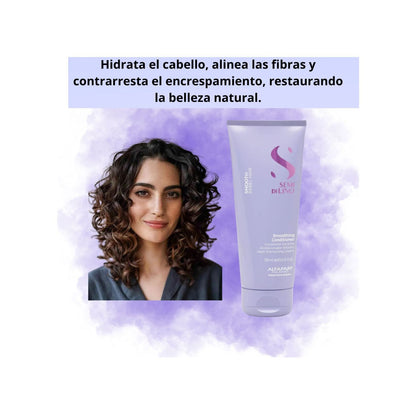 Alfaparf Semi Di lino Acondicionador Smooth Rebel 200ml AntiFrizz