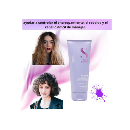 Alfaparf Semi Di lino Acondicionador Smooth Rebel 200ml AntiFrizz