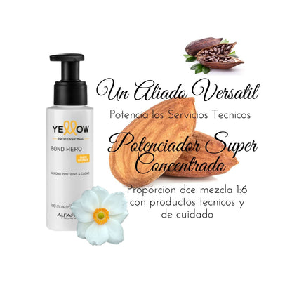 Yellow Alfapar Bond Hero Repair 100ml Reestructura Protege Repara
