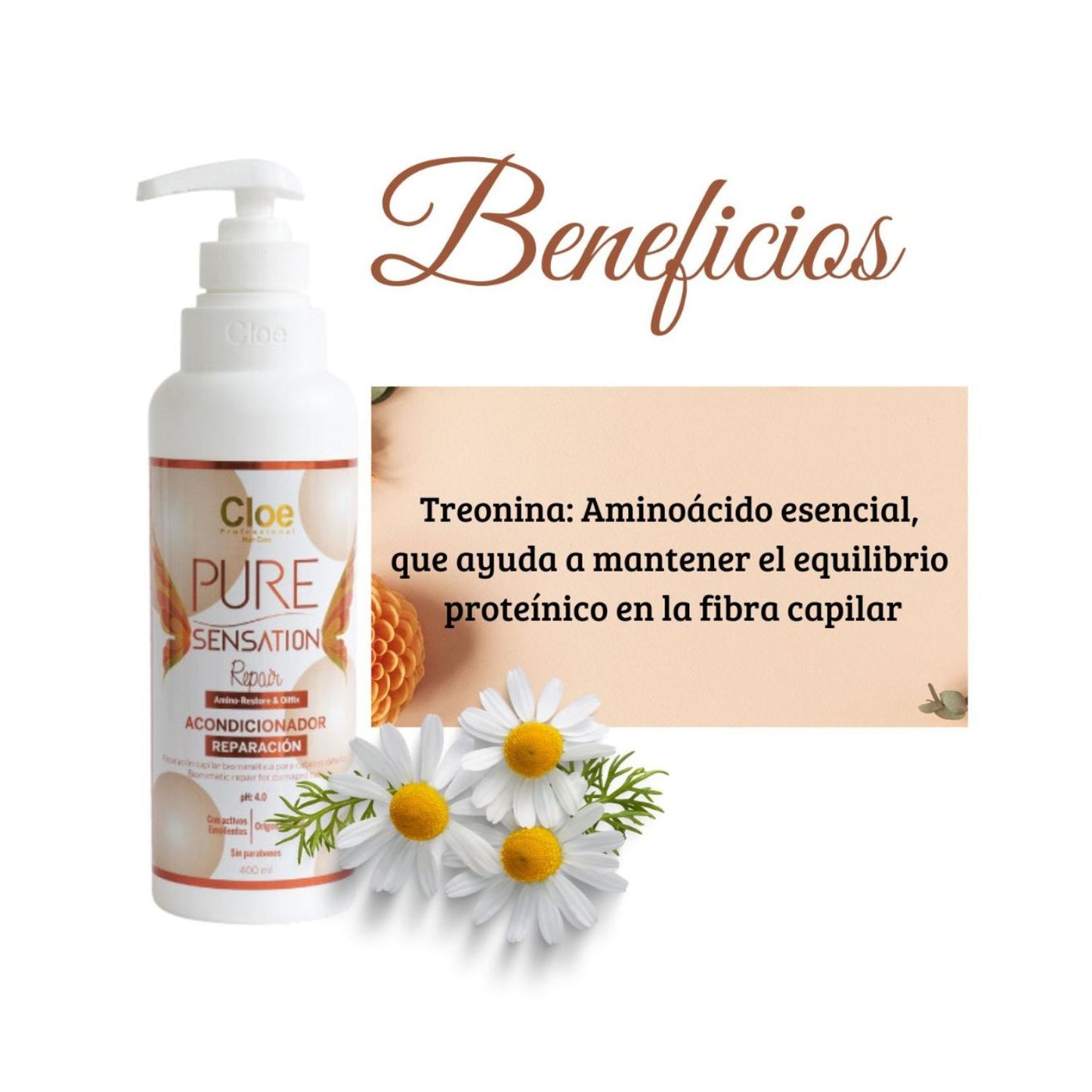 Cloe Pure Sensation Repair Acondicionador Professional 400ml