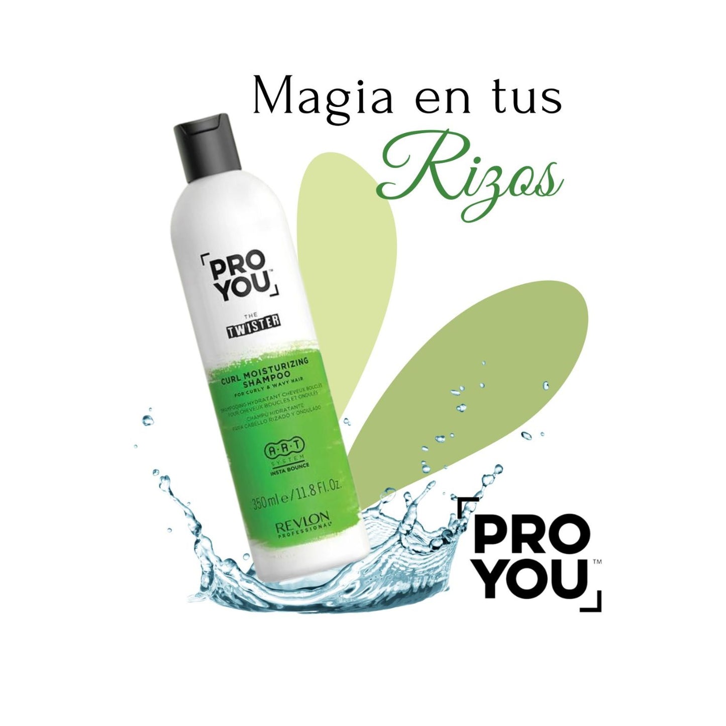 Shampoo Revlon The Twister Pro You 350ml  hidratante Rizos e Ondulado