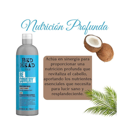 Tigi Bed Head Acondicionador Recovery Hidratante 750ml Pelo Dañado