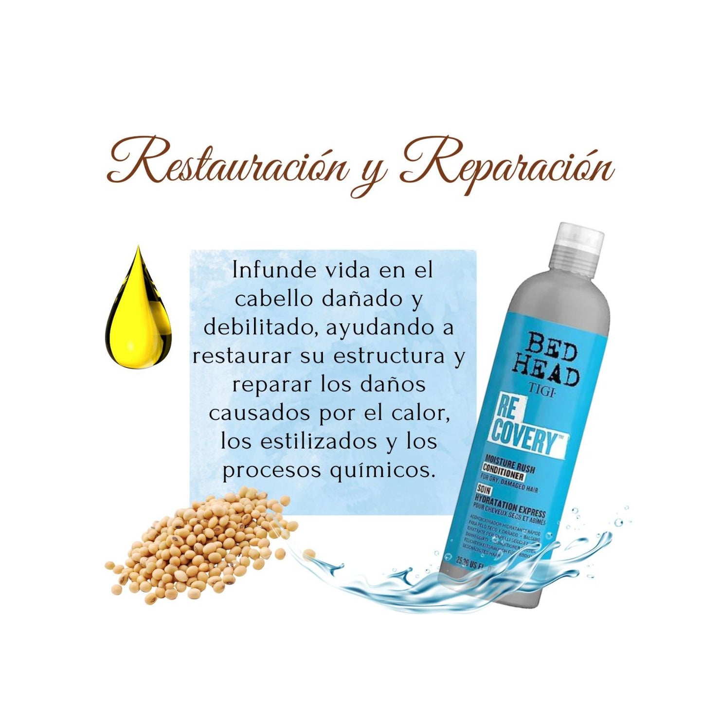 Tigi Bed Head Acondicionador Recovery Hidratante 750ml Pelo Dañado