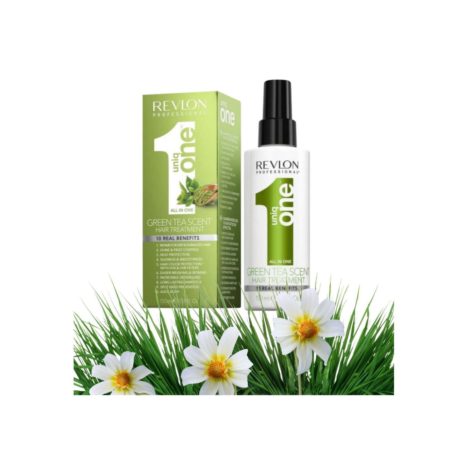 Revlon Uniq One Té Verde 150ml Tratamiento Capilar 10 Beneficios en 1