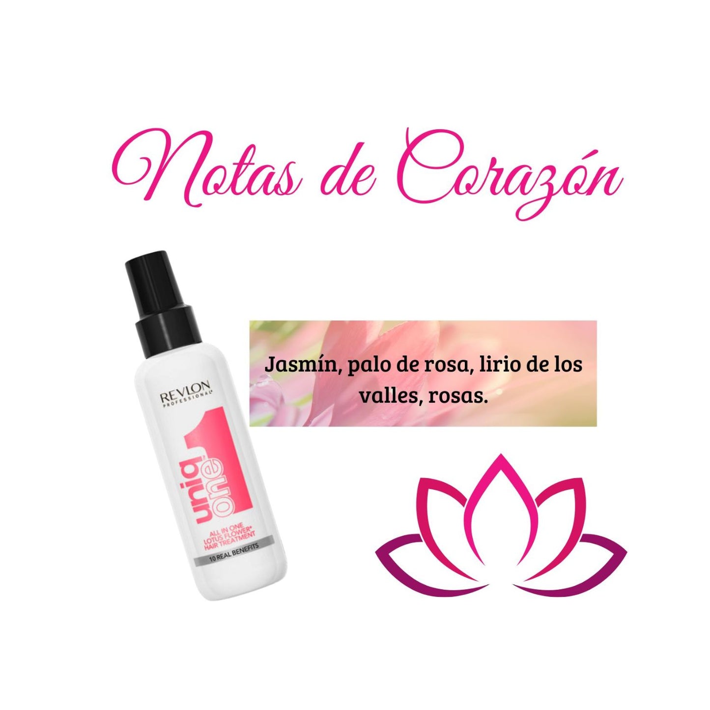 Revlon Tratamiento Capilar Uniq One Flor De Loto 150ml Multibeneficios