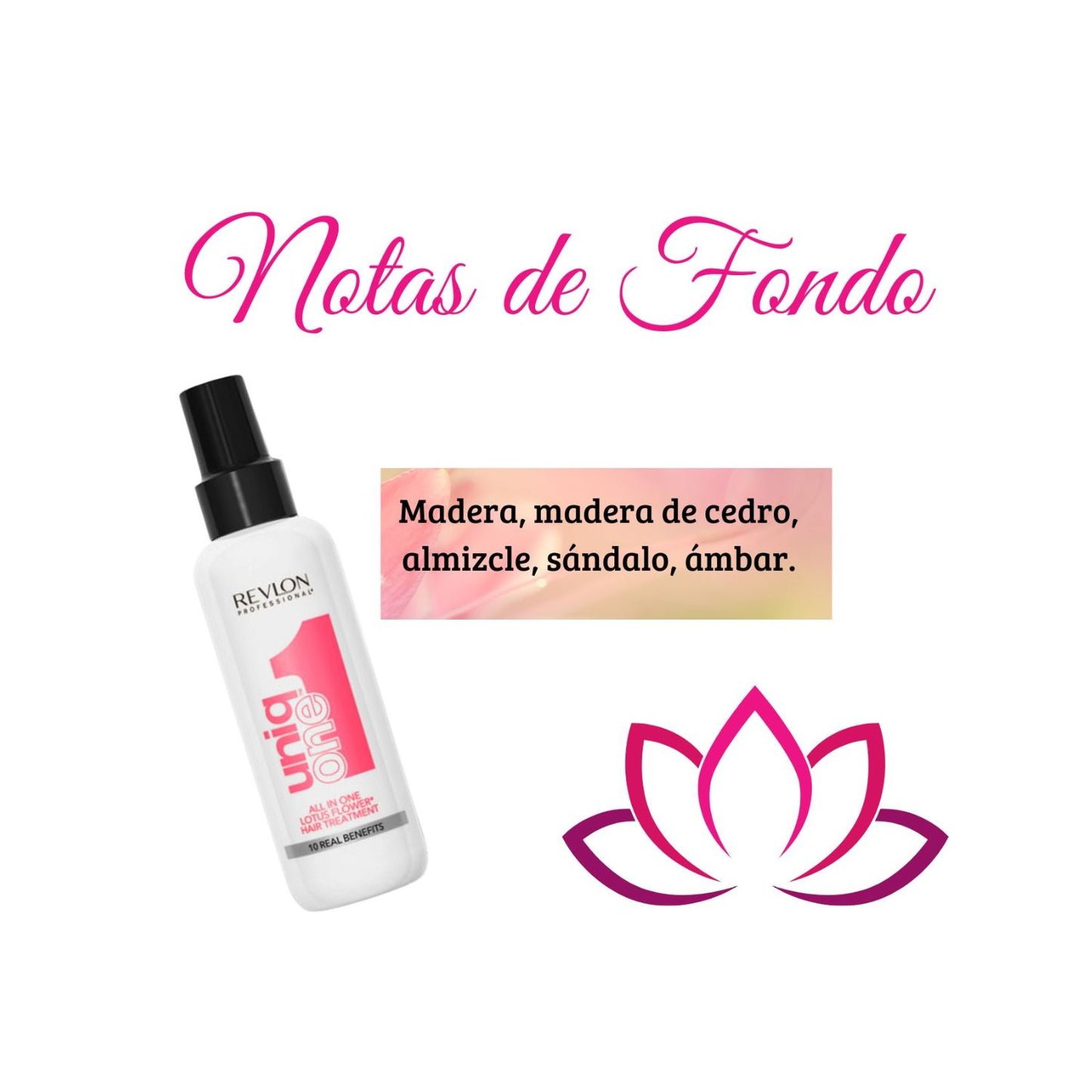Revlon Tratamiento Capilar Uniq One Flor De Loto 150ml Multibeneficios