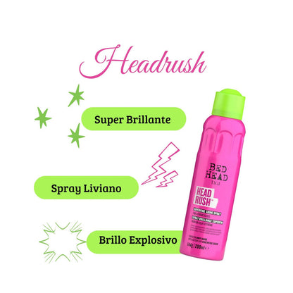 Tigi Bed Head Headrush Spray de Brillo 200ml