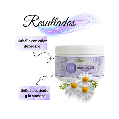 Cloe Mascara Lavander Dreams Progresiva del Color 270g Restaura Brillo
