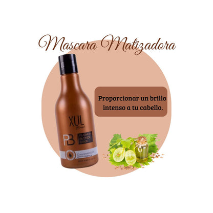 Xul Brasil Mascara Matizadora Silver 250ml Cabellos Rubios y Platinos