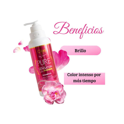 Shampoo Cloe Pure Sensation Color 400ml  Nutricion Brillo.