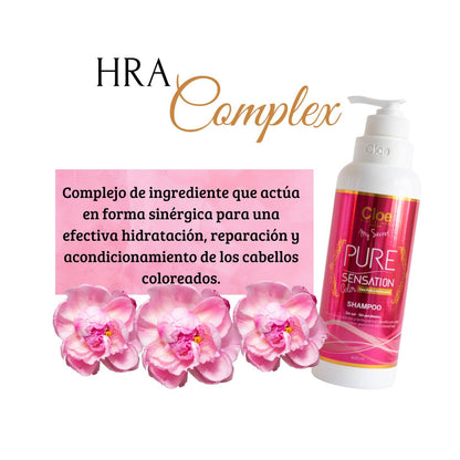 Shampoo Cloe Pure Sensation Color 400ml  Nutricion Brillo.
