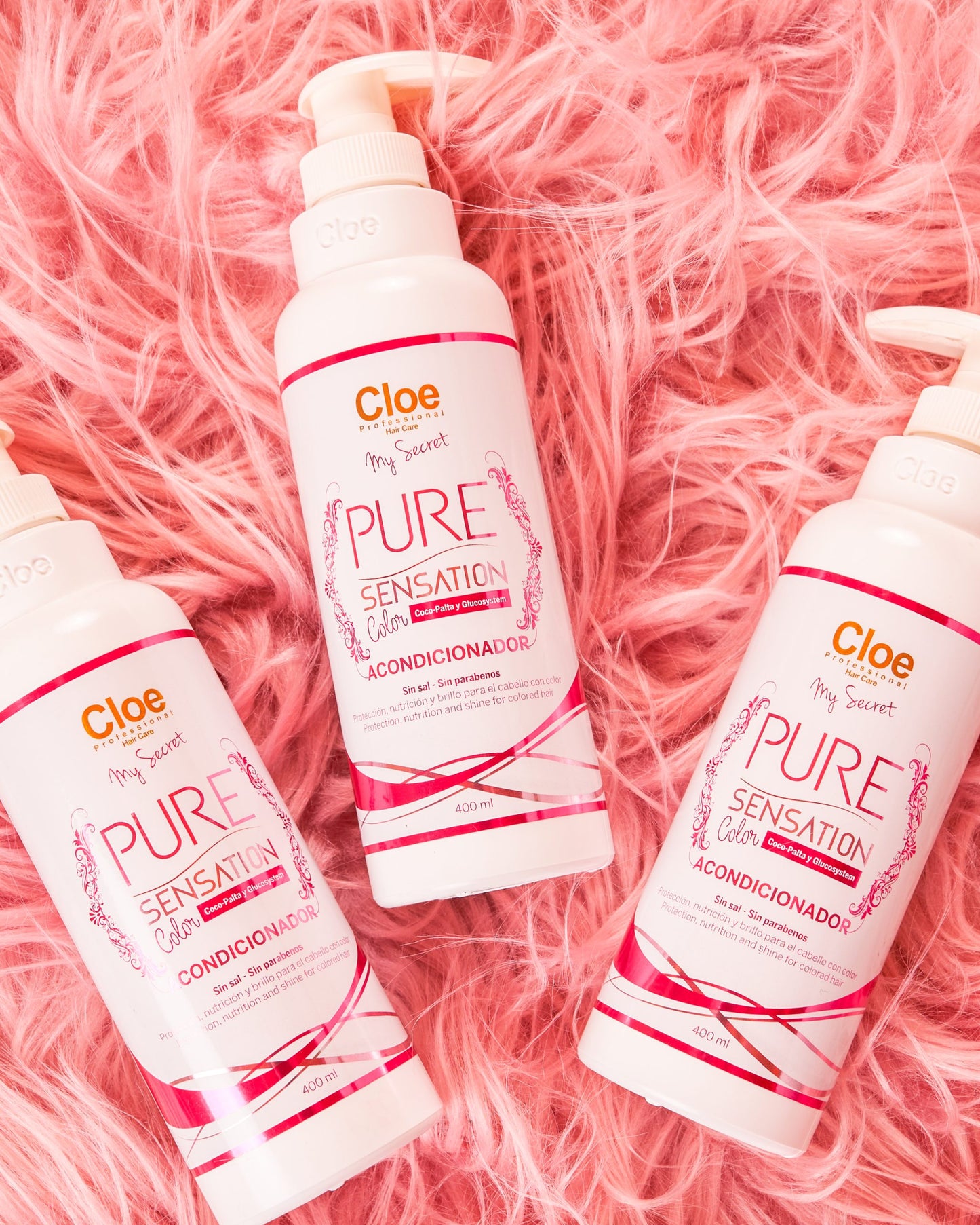 Acondicionador Pure Sensation Color 400 ml Nutrición y Brillo - Cloe