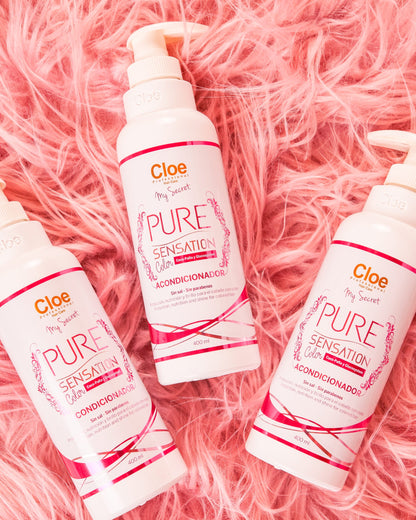 Acondicionador Pure Sensation Color 400 ml Nutrición y Brillo - Cloe