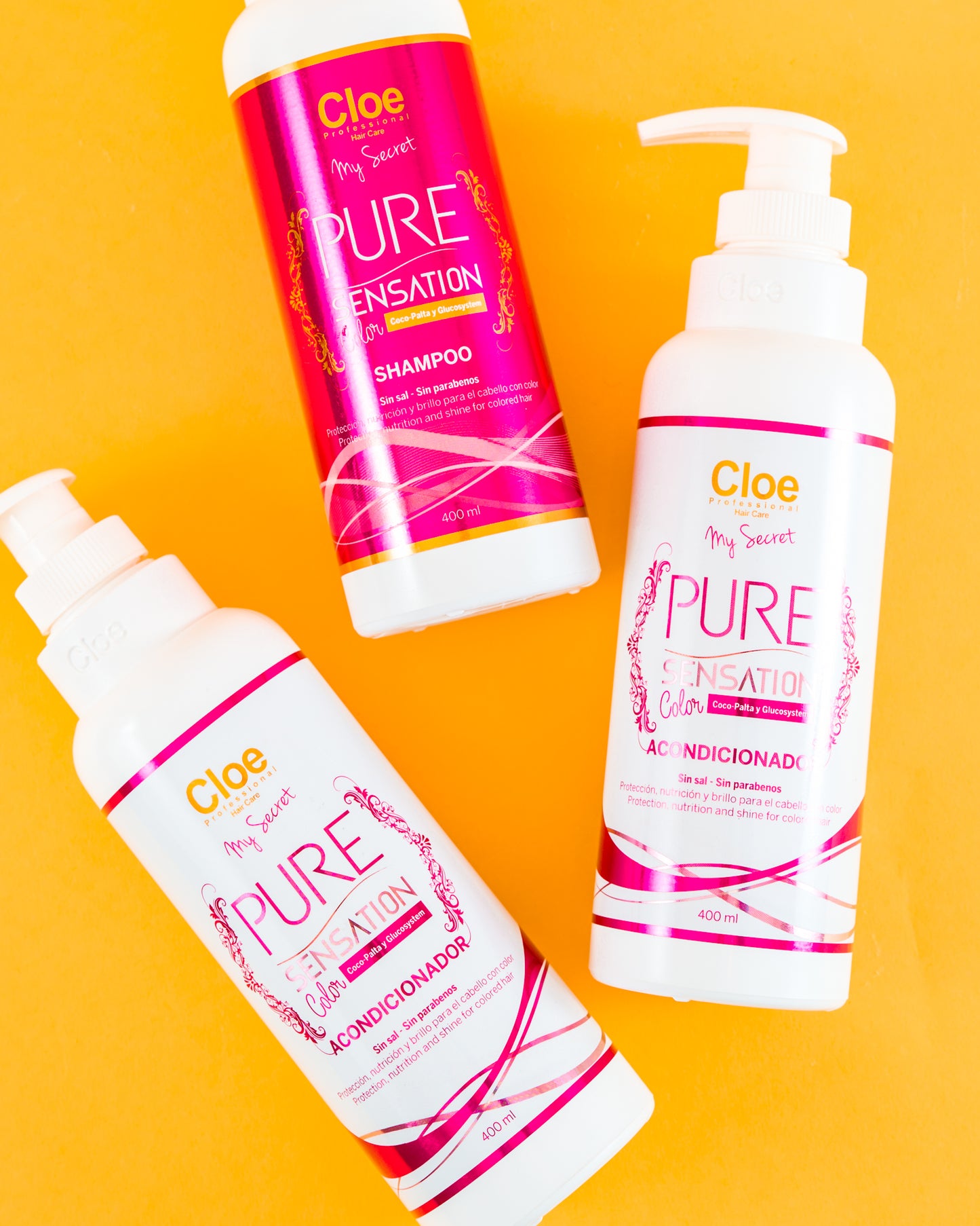 Acondicionador Pure Sensation Color 400 ml Nutrición y Brillo - Cloe