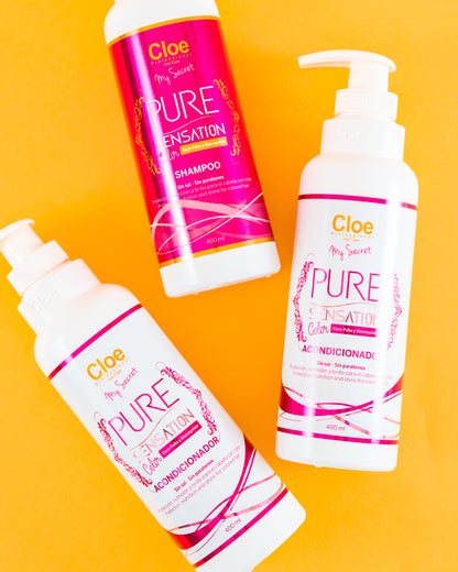 Acondicionador Pure Sensation Color 400 ml Nutrición y Brillo - Cloe