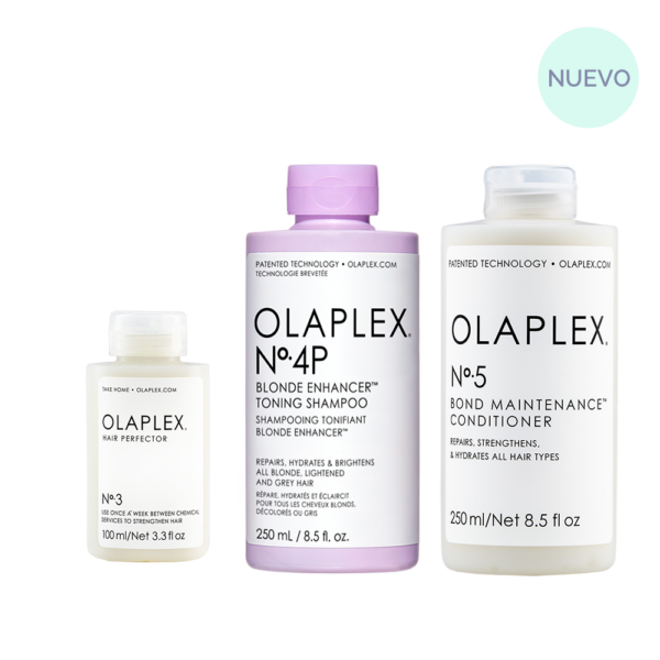 KIT OLAPLEX MANTENCIÓN DE RUBIOS (OLAPLEX 3, 4P + 5)