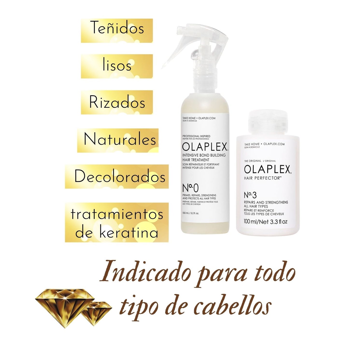 OLAPLEX MASAJE DE REPARACIÓN (0 y 3)
