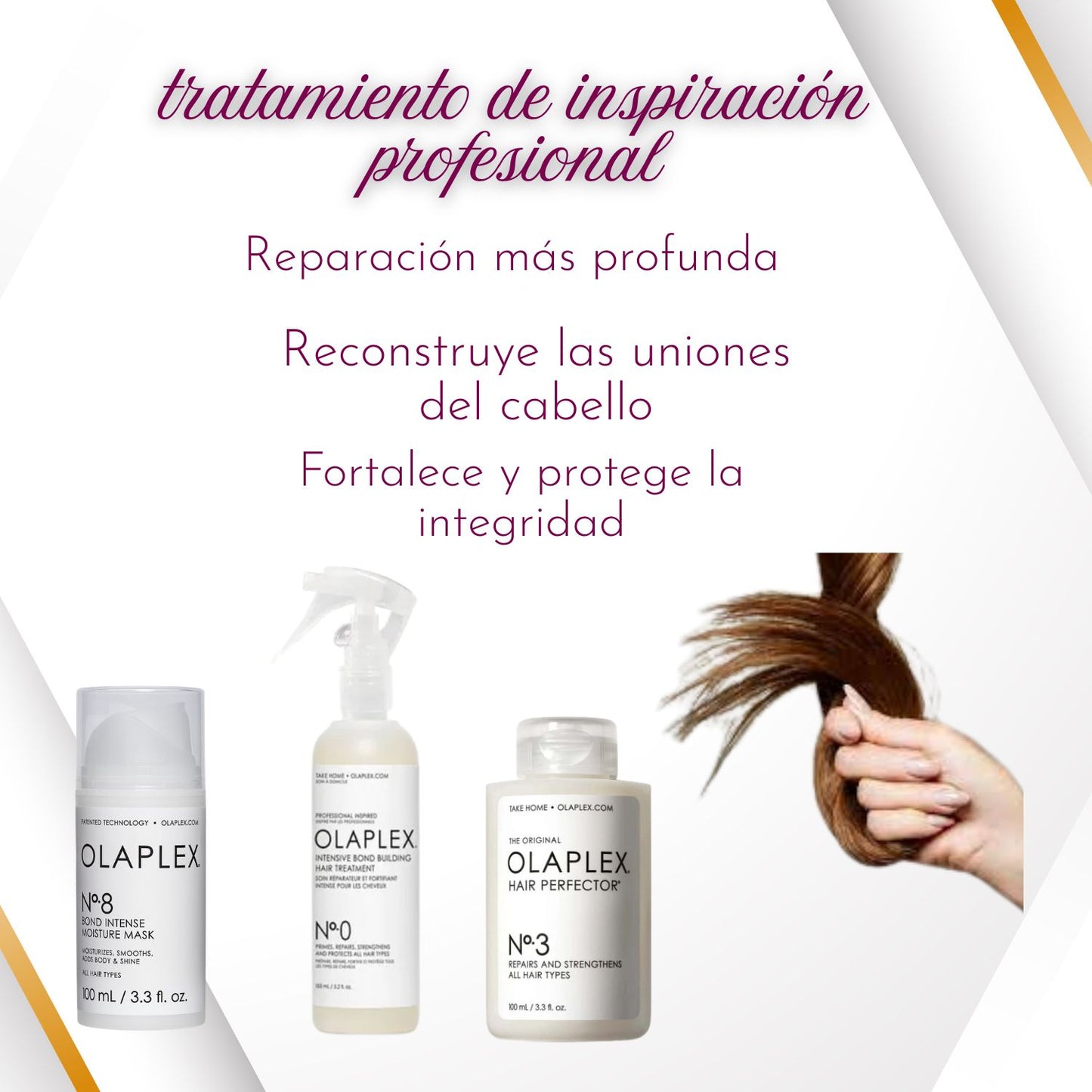 KIT OLAPLEX SISTEMA DE TRATAMIENTO (0,3 y 8)