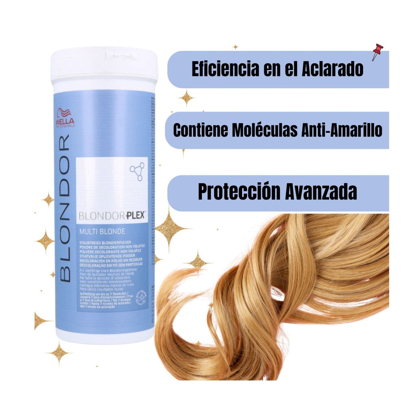 DECOLORANTE BLONDOR PLEX 400 GRAMOS - WELLA