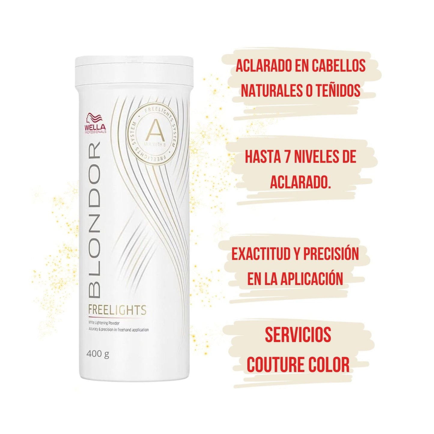 DECOLORANTE BLONDOR FREELIGHTS 400 ML - WELLA