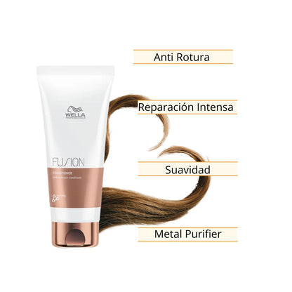 Acondicionador Wella Fusion 200ml Reparación Intensa