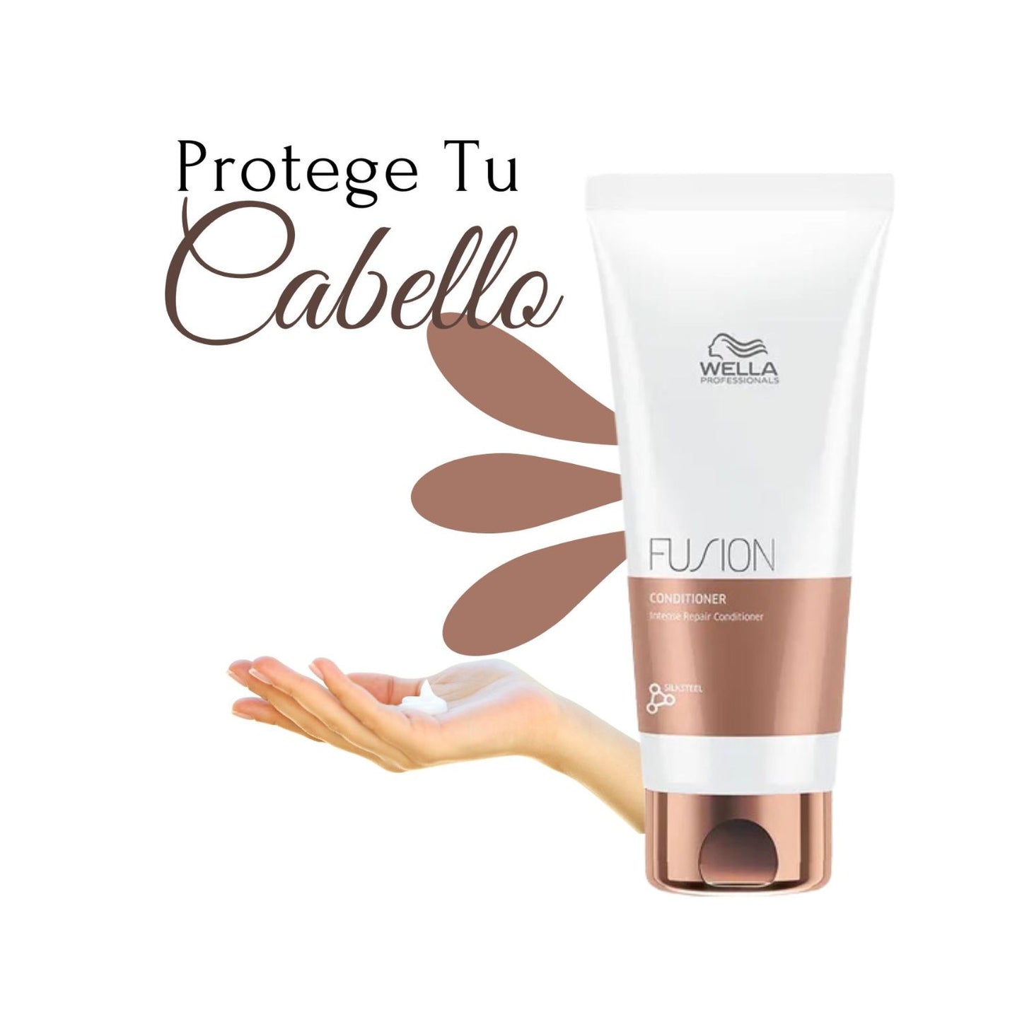 Acondicionador Wella Fusion 200ml Reparación Intensa