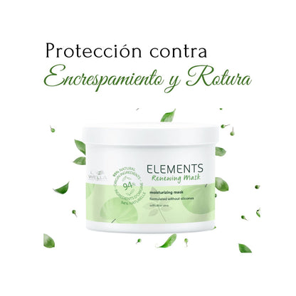 Mascara Wella Elements Renewing 500ml Protege Antifrizz