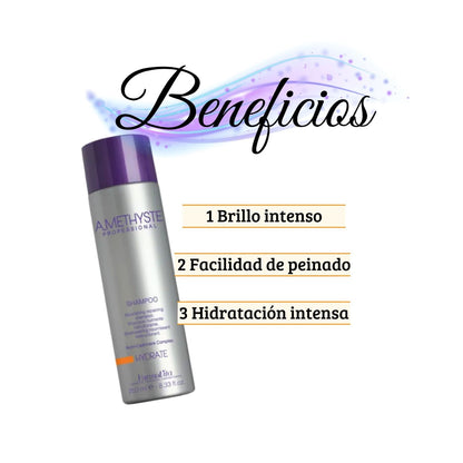 Shampoo Hydrate AMETHYSTE 250ml Farmavita Nutre Cabello Debi