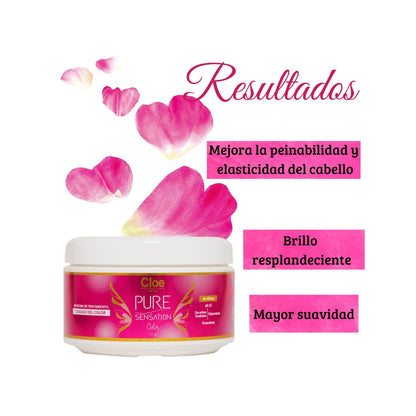 Mascara Cloe Pure Sensation Cuida el Color Hidrata Nutre.