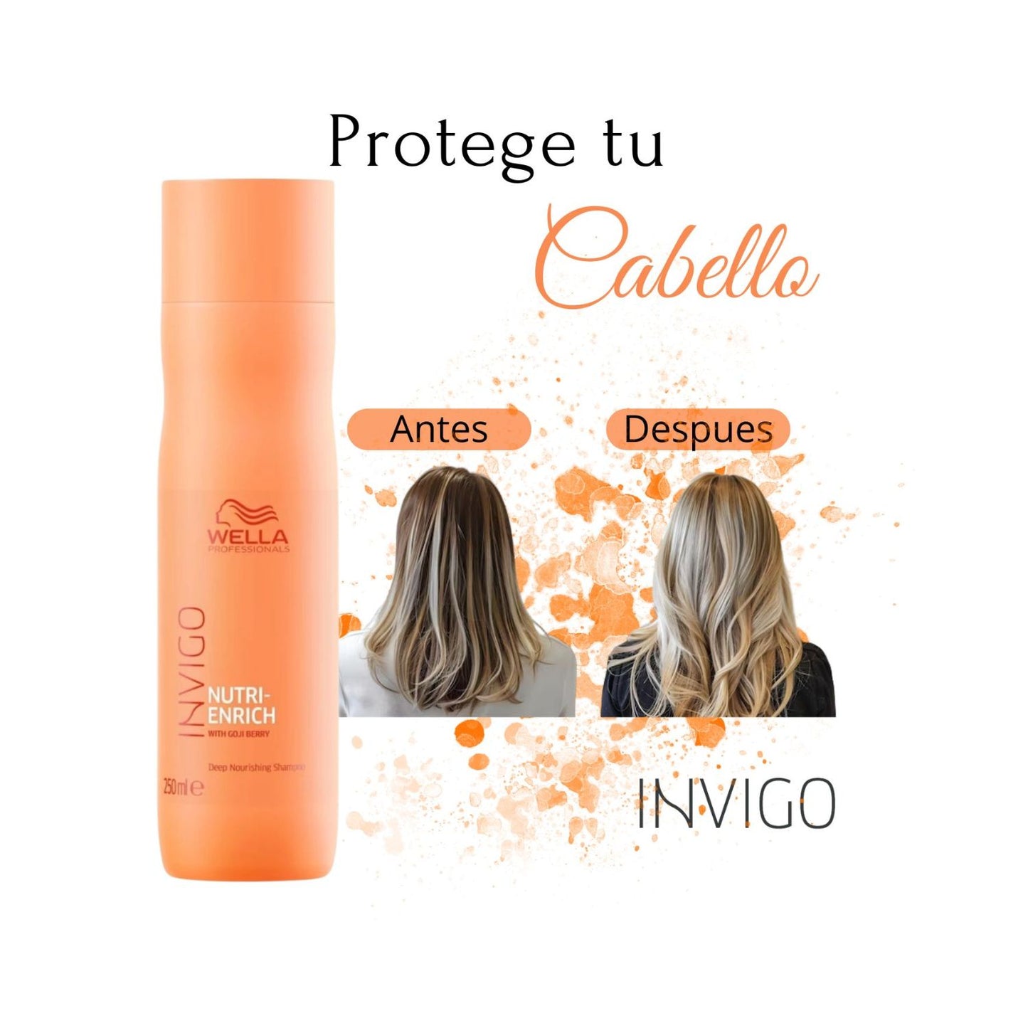 Shampoo Wella Invigo Nutri Enrrich 250ml Nutricion Profunda