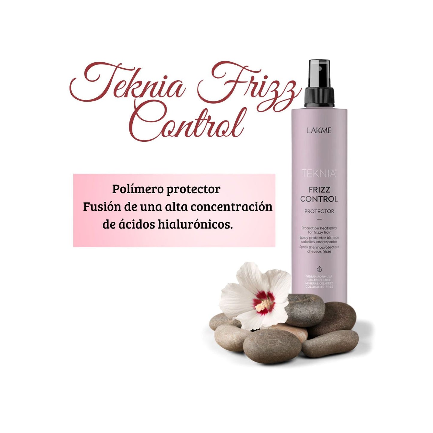 Spray Lakme Protector Térmico Teknia Frizz Control 300ml Suavidad