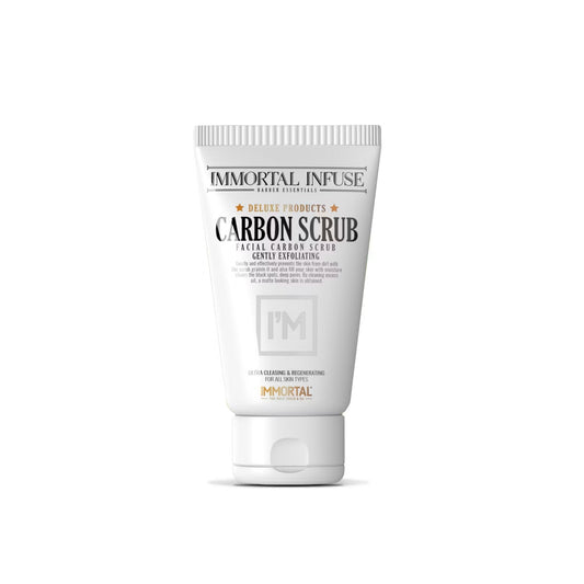 Mascarilla  Exfoliadora Carbón Scrub 150ml  Immortal Exfoliante Hombre