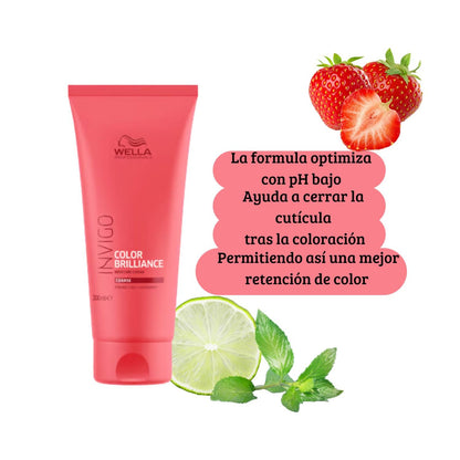 Acondicionador Wella Brilliance Invigo200ml Protege el Color