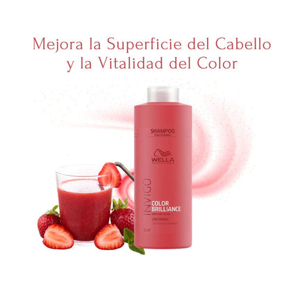 Shampoo Wella Invigo Color Brillance 1000ml Purifica Metales