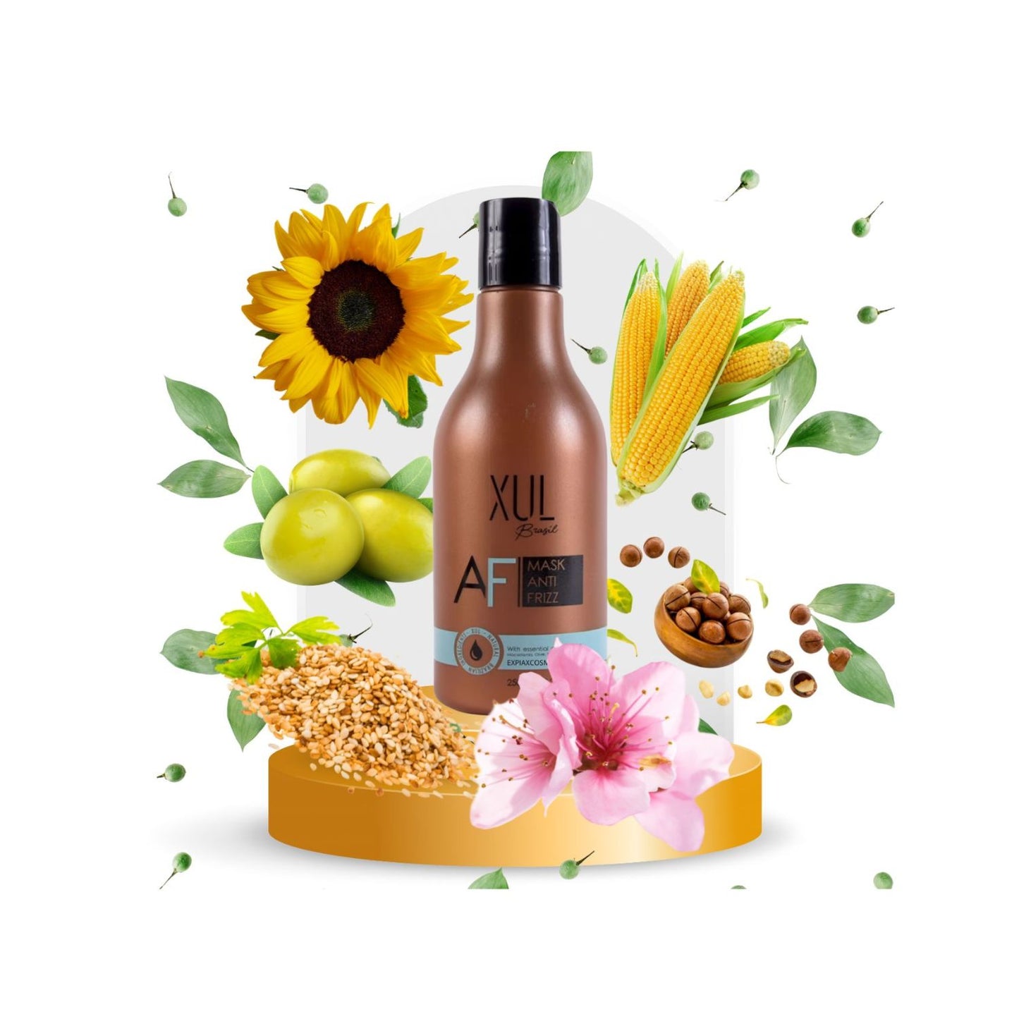 MASCARA ANTIFRIZ XUL BRASIL 250ml