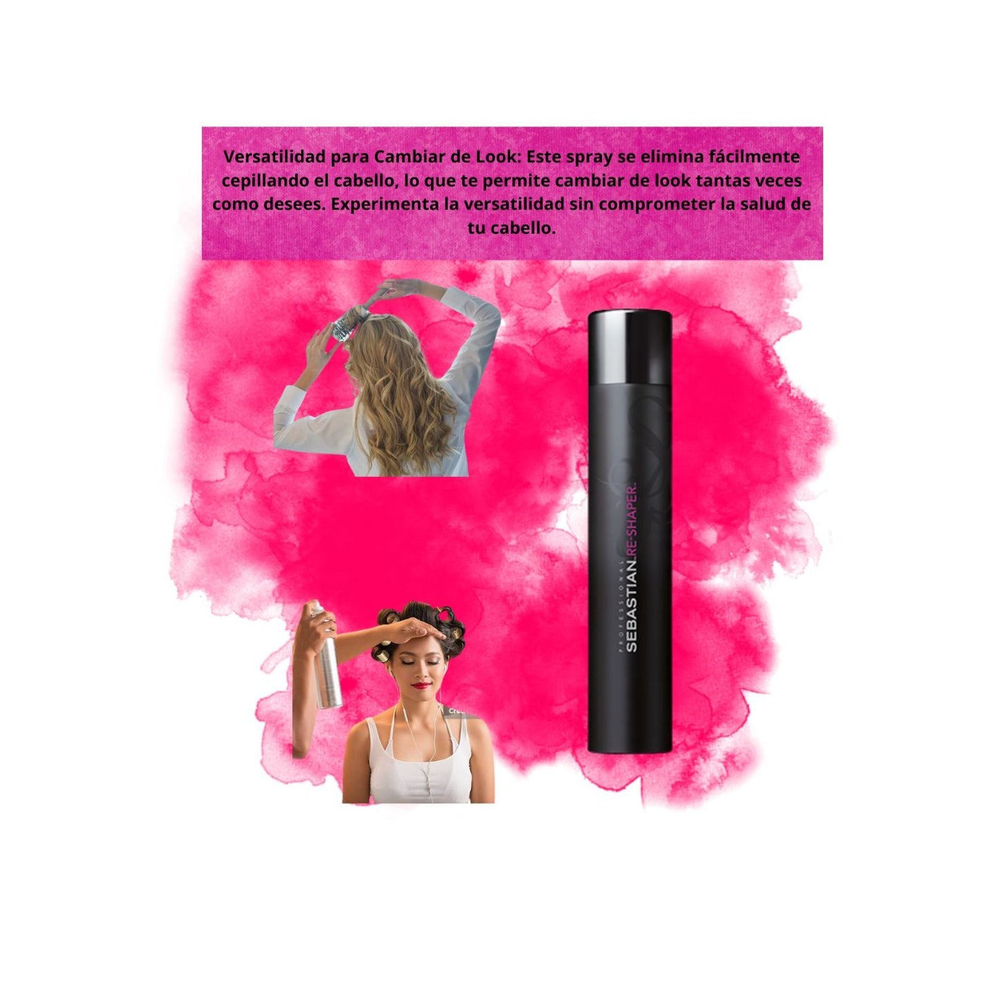 SPRAY PARA MODELAR HAIR RE-SHAPER STRONG 400 ML - SEBASTIAN
