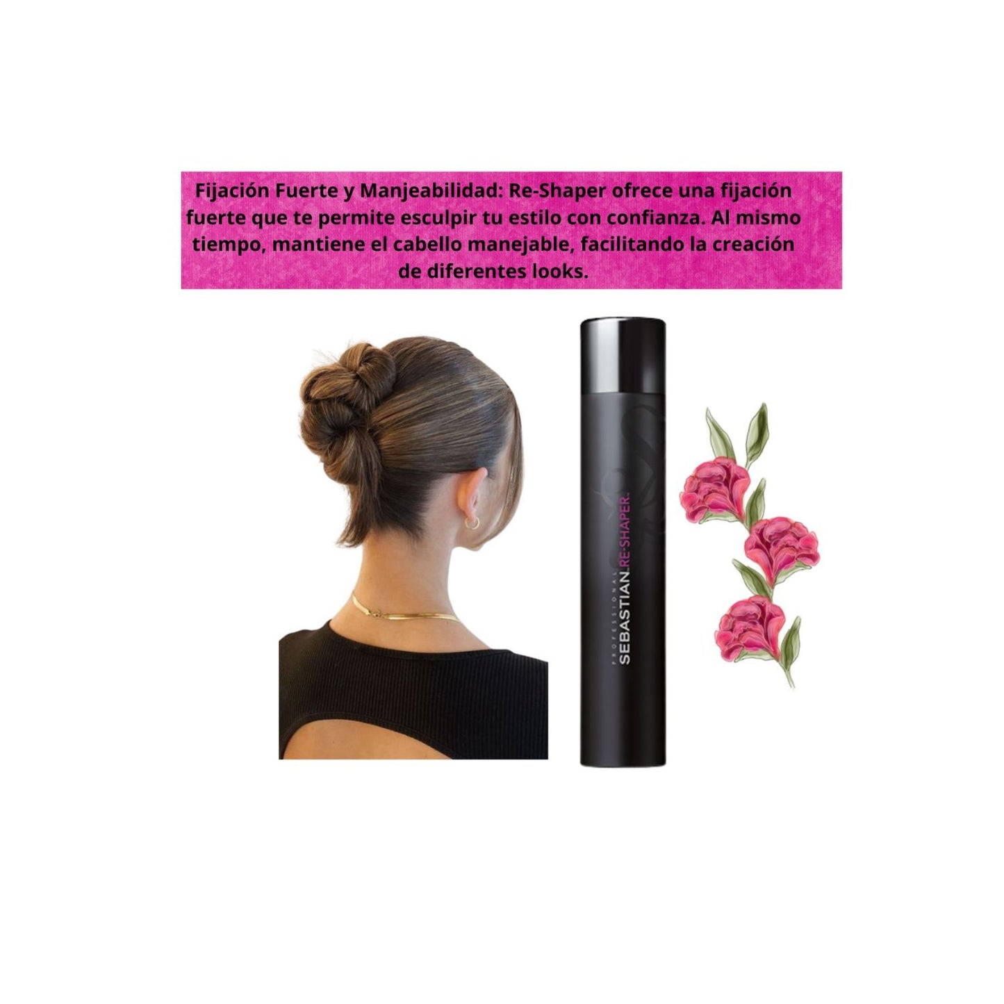 SPRAY PARA MODELAR HAIR RE-SHAPER STRONG 400 ML - SEBASTIAN