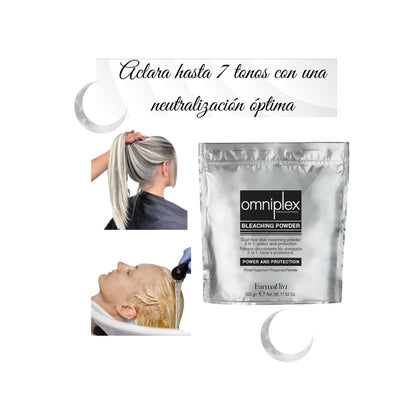 DECOLORANTE OMNIPLEX BLEACHING POWDER 2 EN 1 - 500 GRAMOS - FARMAVITA