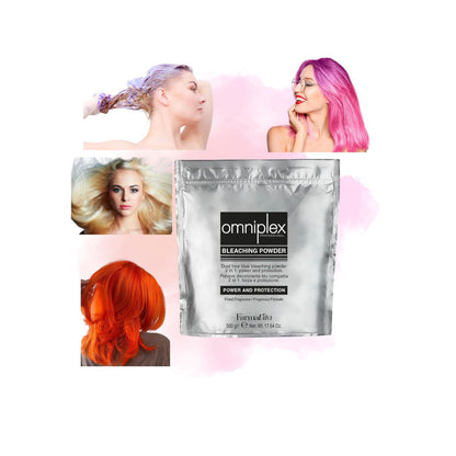 DECOLORANTE OMNIPLEX BLEACHING POWDER 2 EN 1 - 500 GRAMOS - FARMAVITA