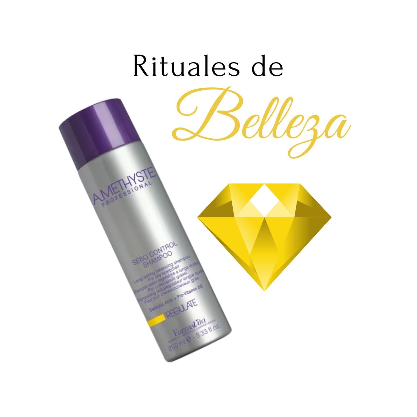 Shampoo Farmavita Amethyste Regulate 250ml Control Sebo